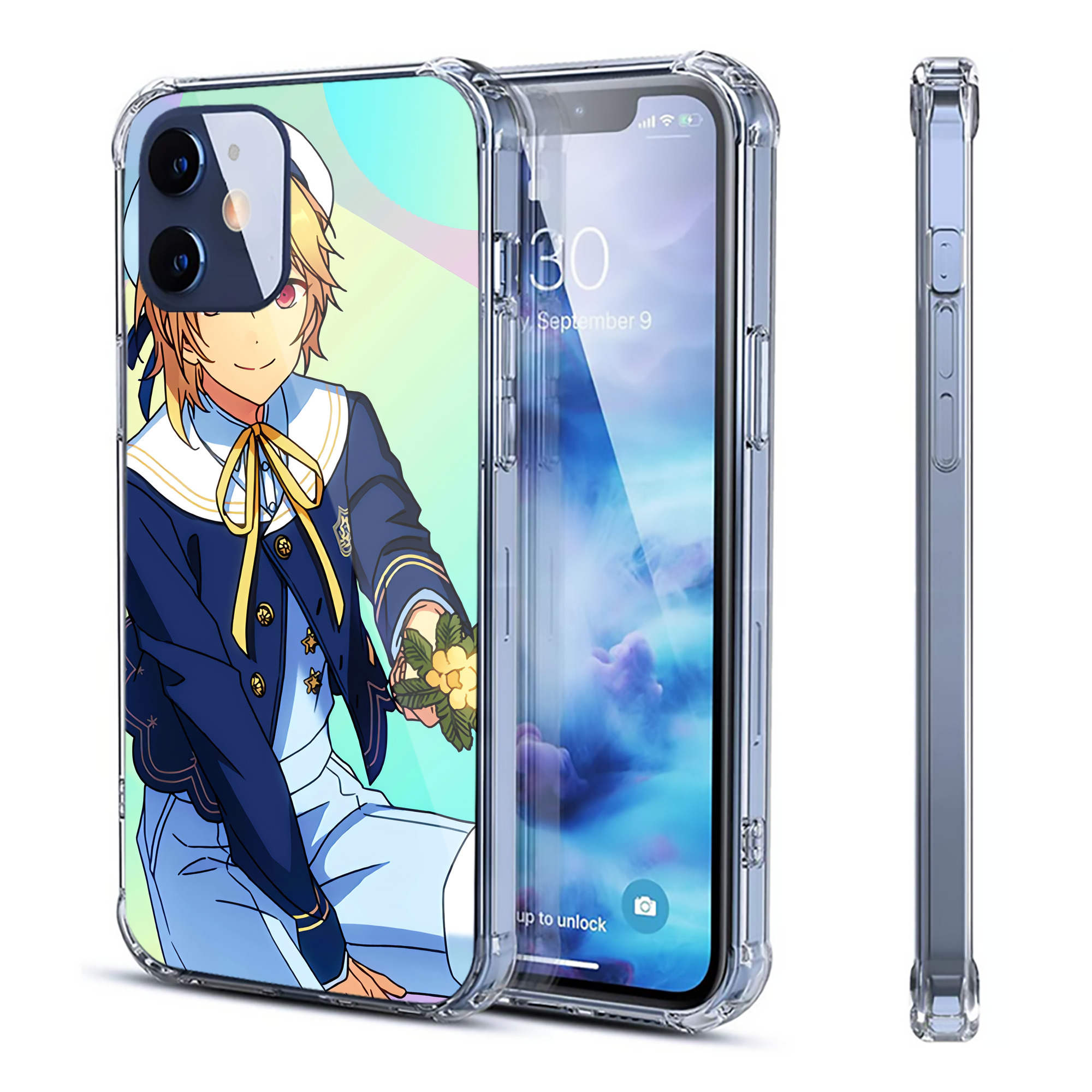 （画像用） あんさんぶるスターズ! Ensemble Stars 【iPhone 12シリーズ対応】透明スマホケース（クリアソフトケース）